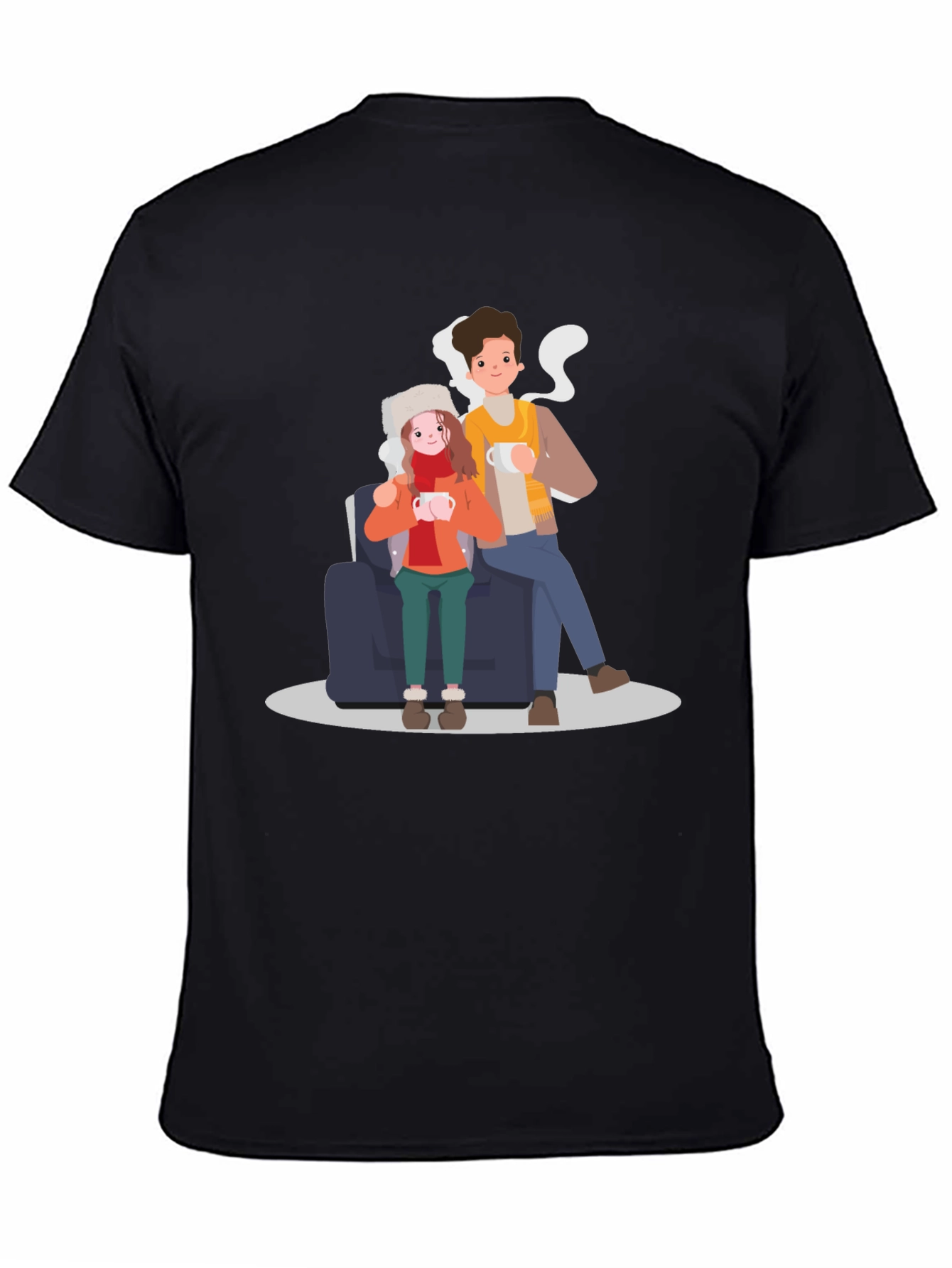 Cozy Couple T-Shirt - Warm Winter Vibes