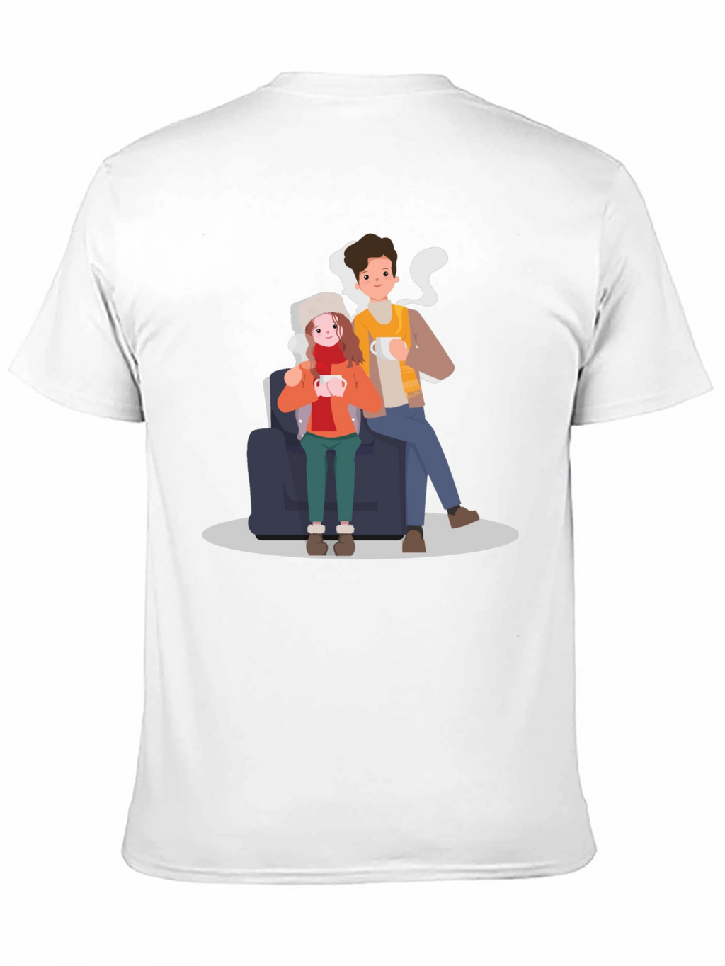 Cozy Couple T-Shirt - Warm Winter Vibes