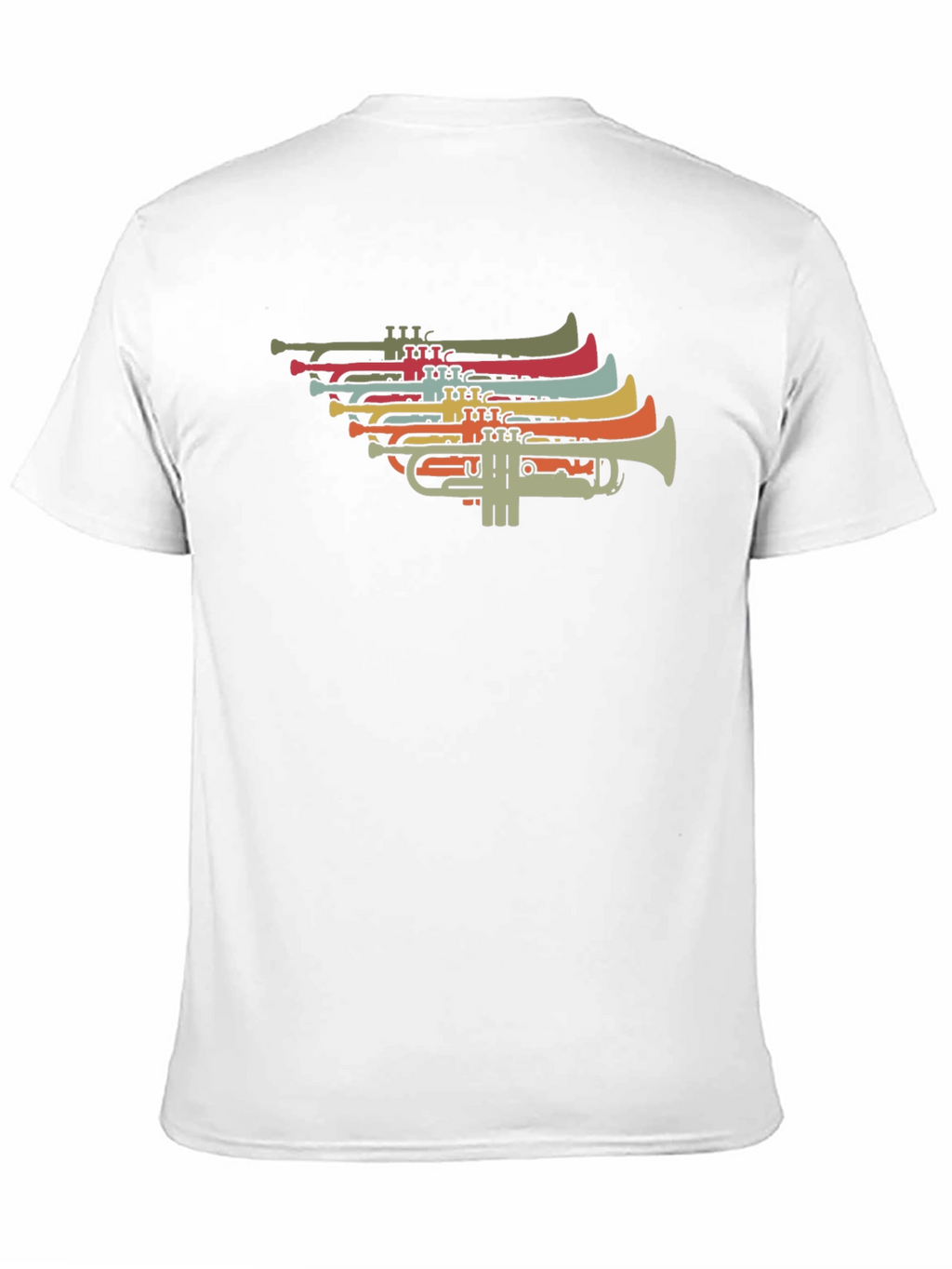 Retro Trumpet Graphic T-Shirt - Music Lover Tee