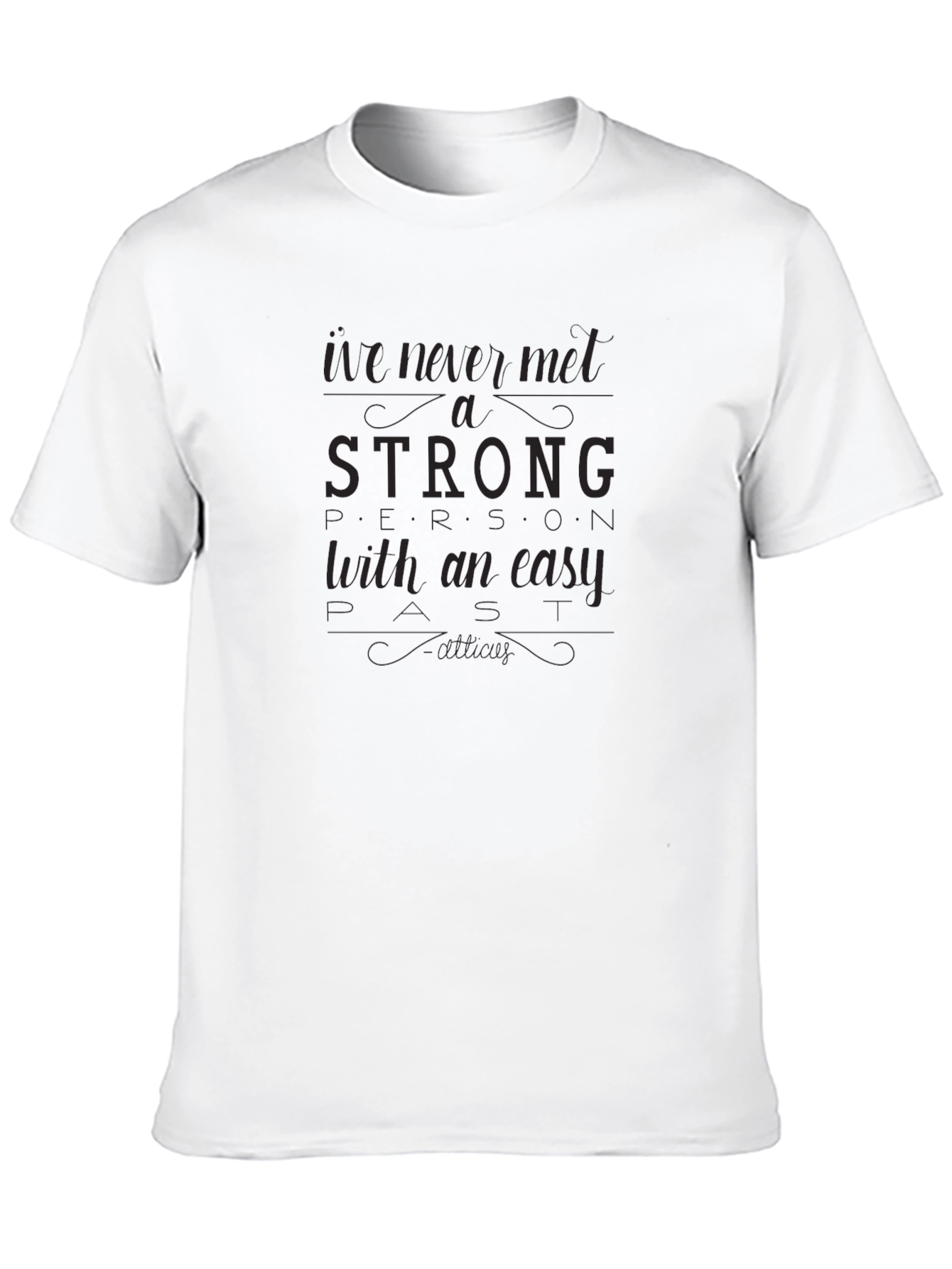 Strong Woman Black T-Shirt