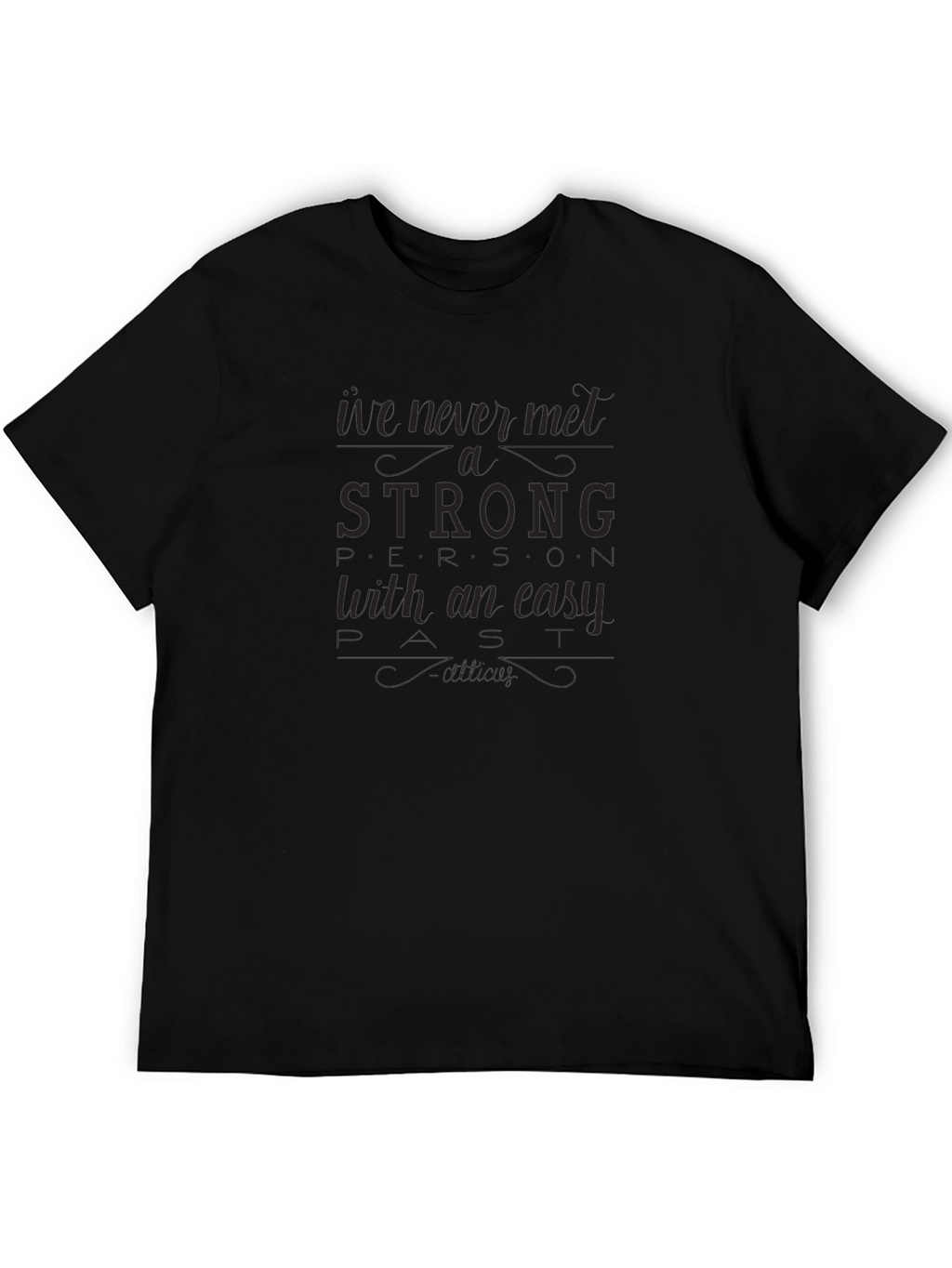 Strong Woman Black T-Shirt