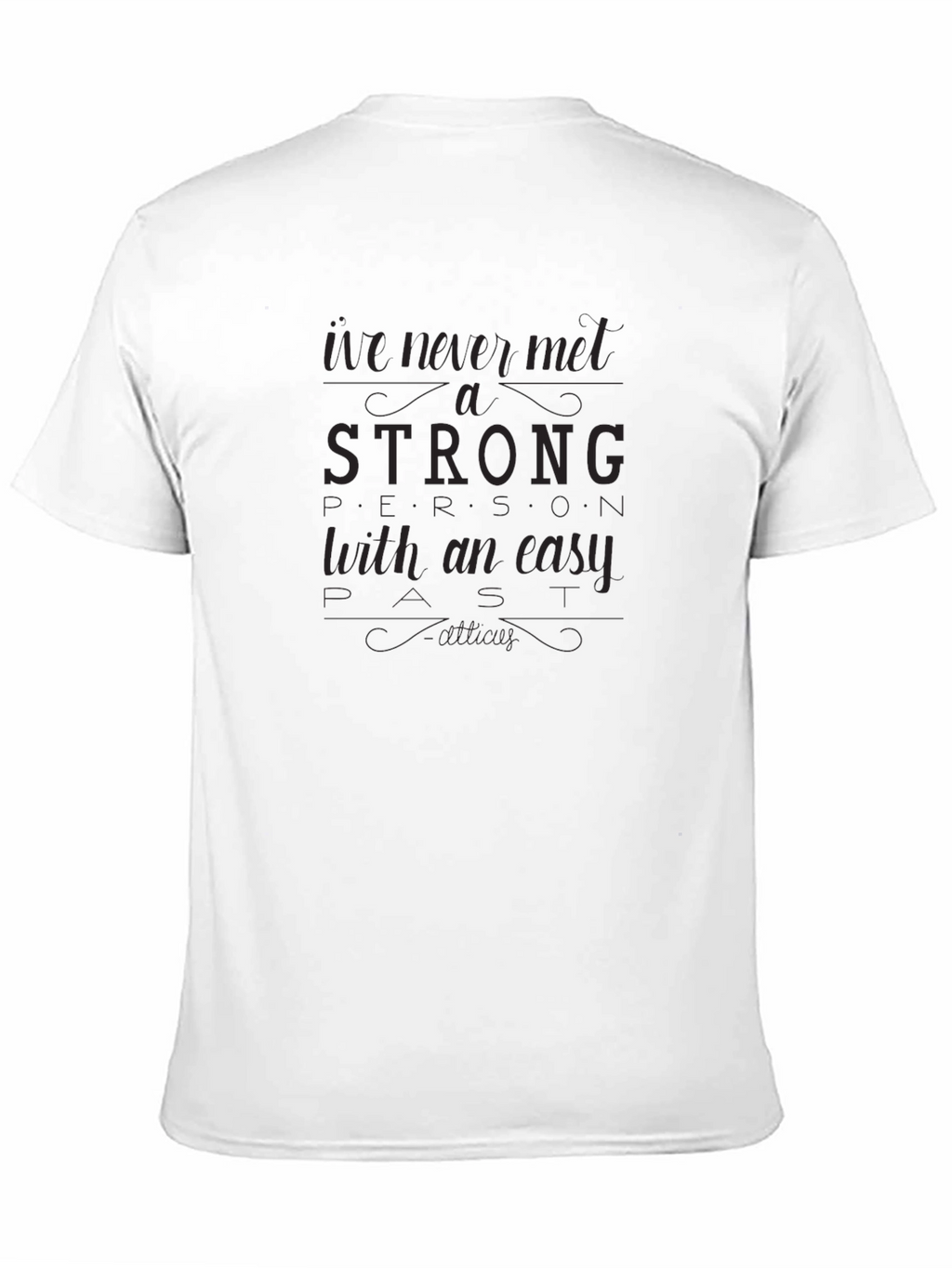 Strong Woman Black T-Shirt