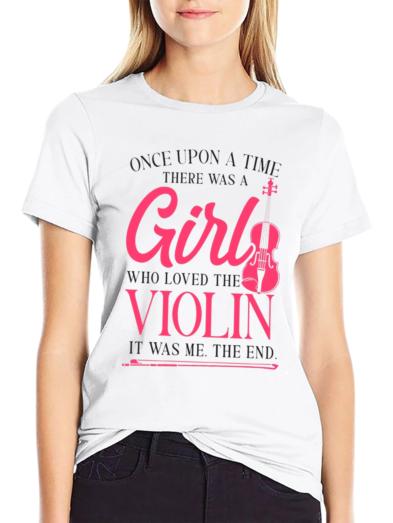 Girl Violin Lover T-Shirt - Music Gift