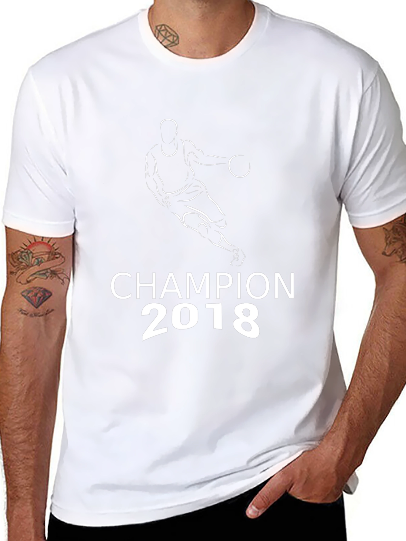 Champion 2018 Basketball Graphic Tee