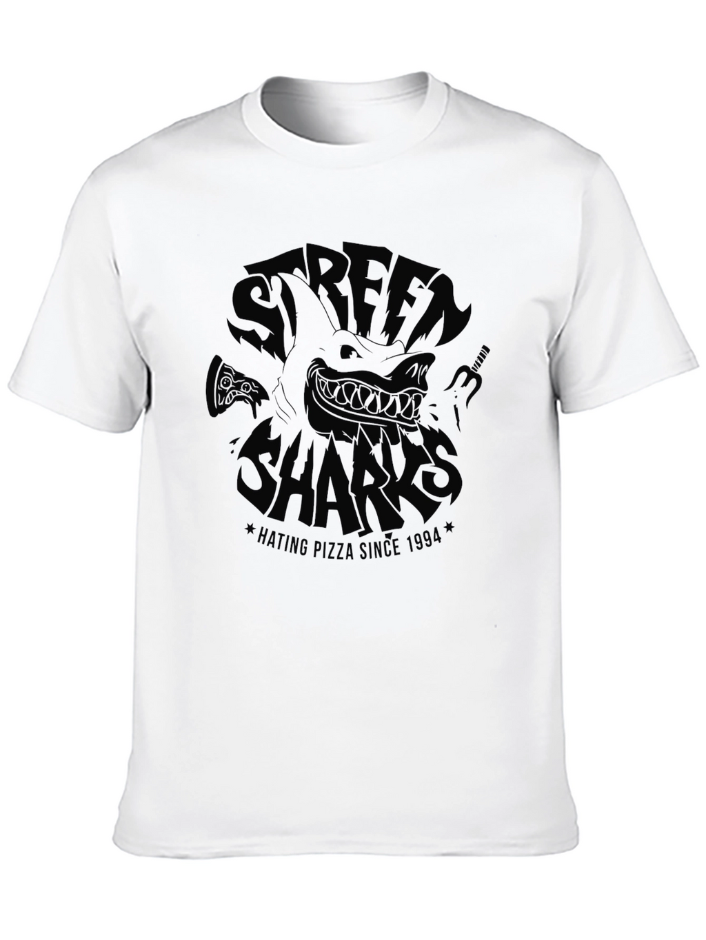 Street Sharks Hating Pizza Since 1994 Graphic T-Shirt