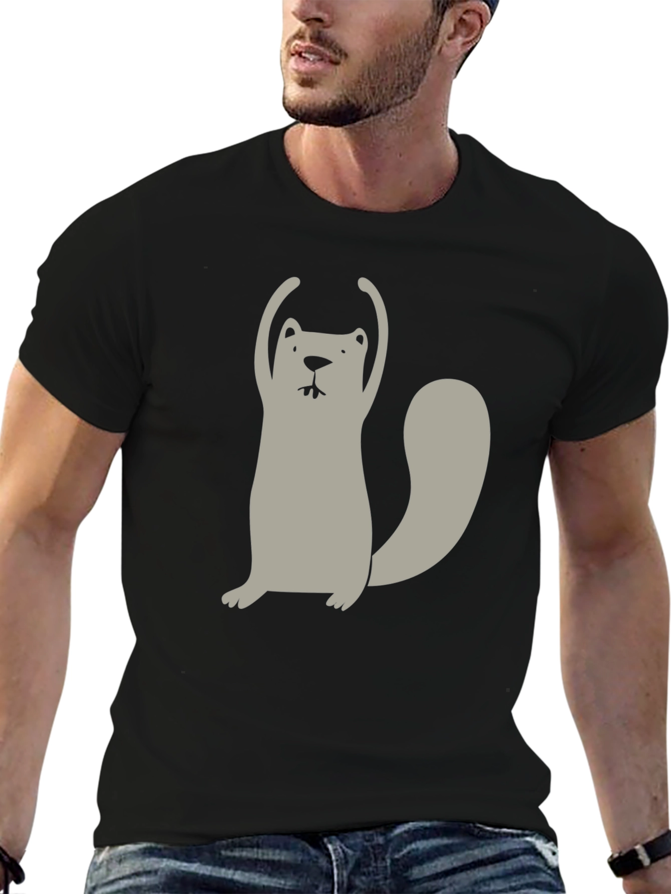 Funny Squirrel Graphic T-Shirt