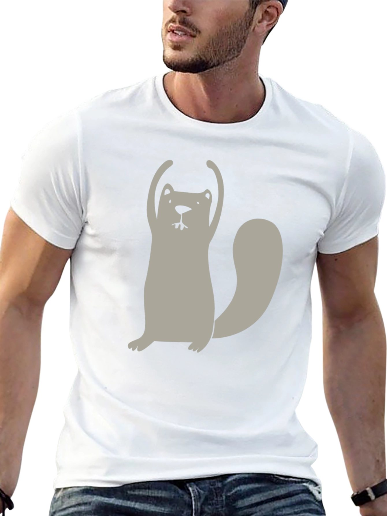 Funny Squirrel Graphic T-Shirt