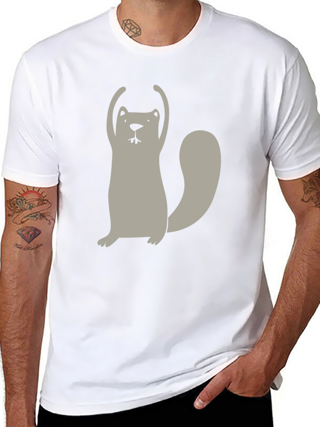 Funny Squirrel Graphic T-Shirt