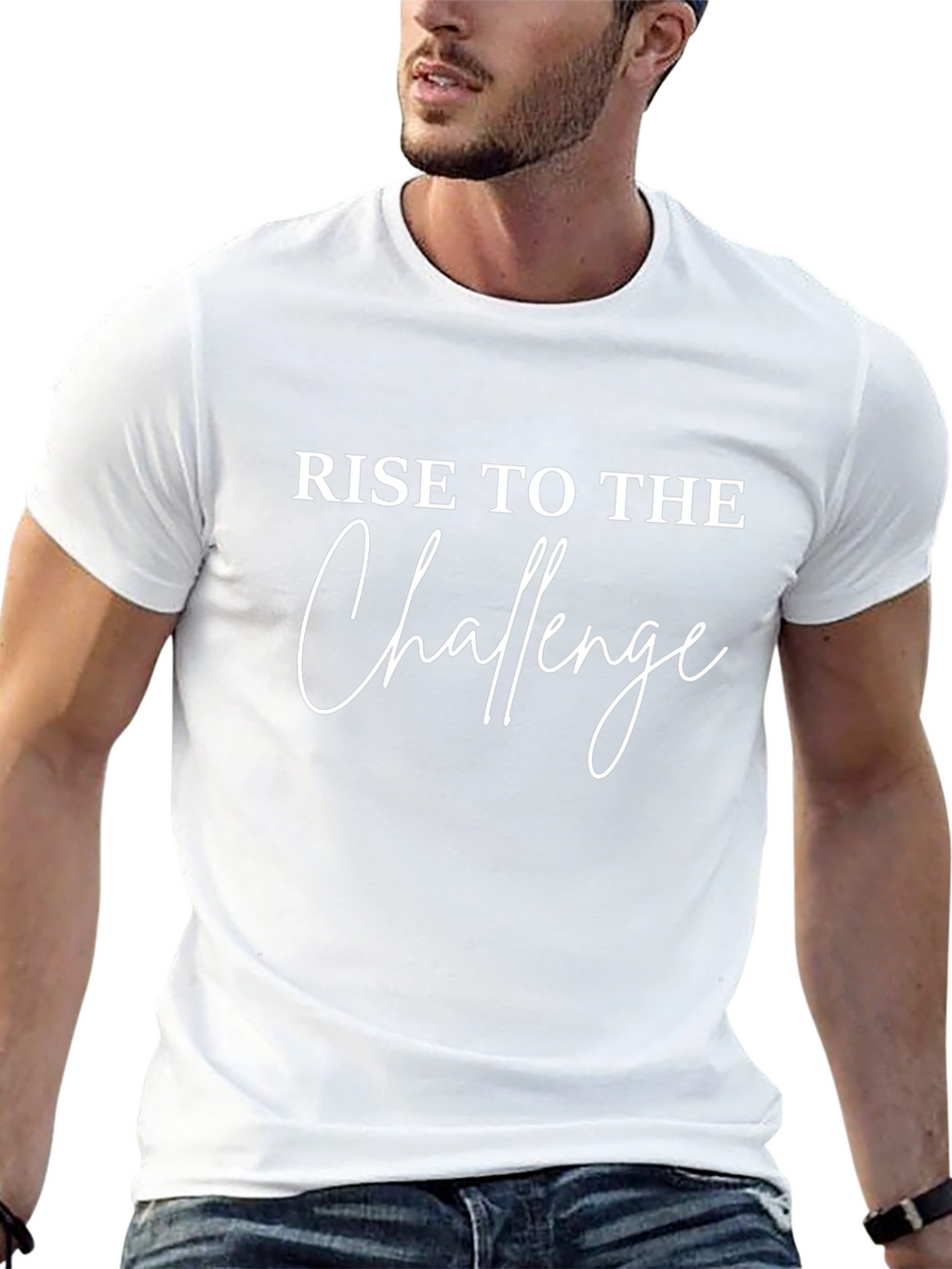 Rise to the Challenge Black T-Shirt