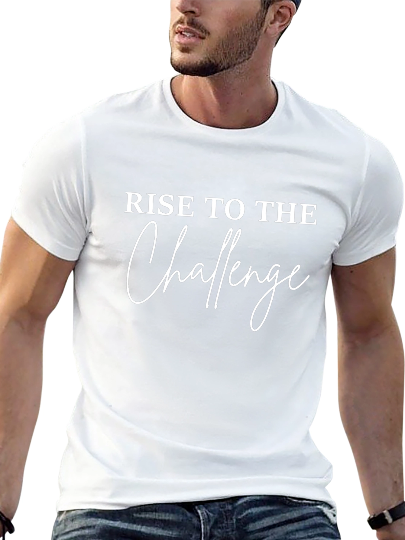 Rise to the Challenge Black T-Shirt