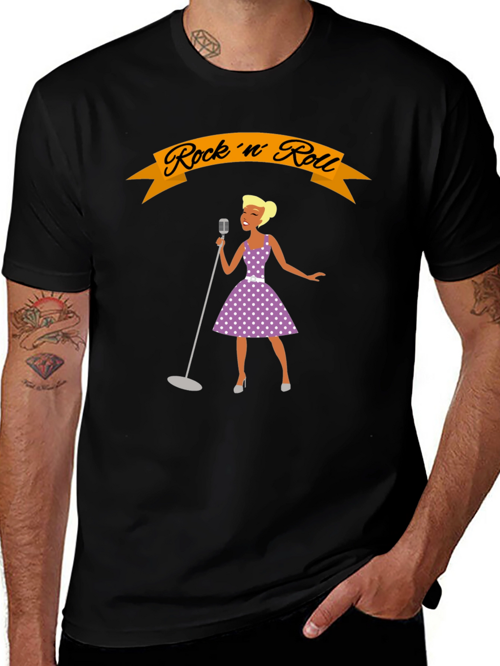 Rock n Roll Singer Graphic T-Shirt
