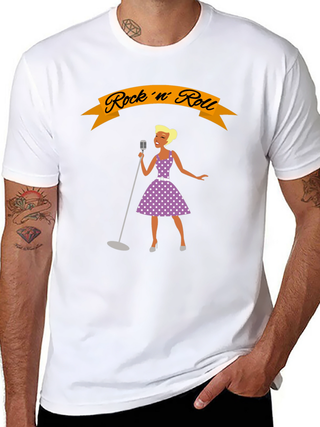 Rock n Roll Singer Graphic T-Shirt