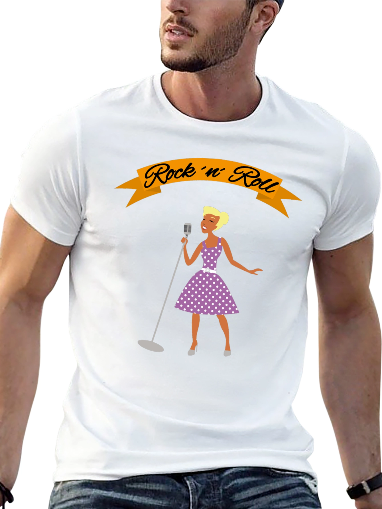 Rock n Roll Singer Graphic T-Shirt