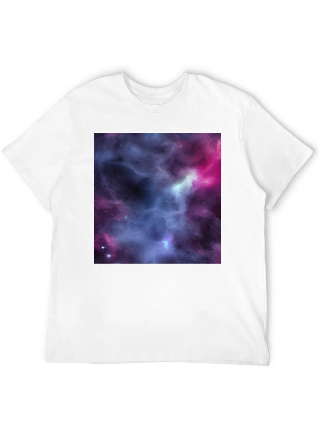 Nebula Print Black T-Shirt
