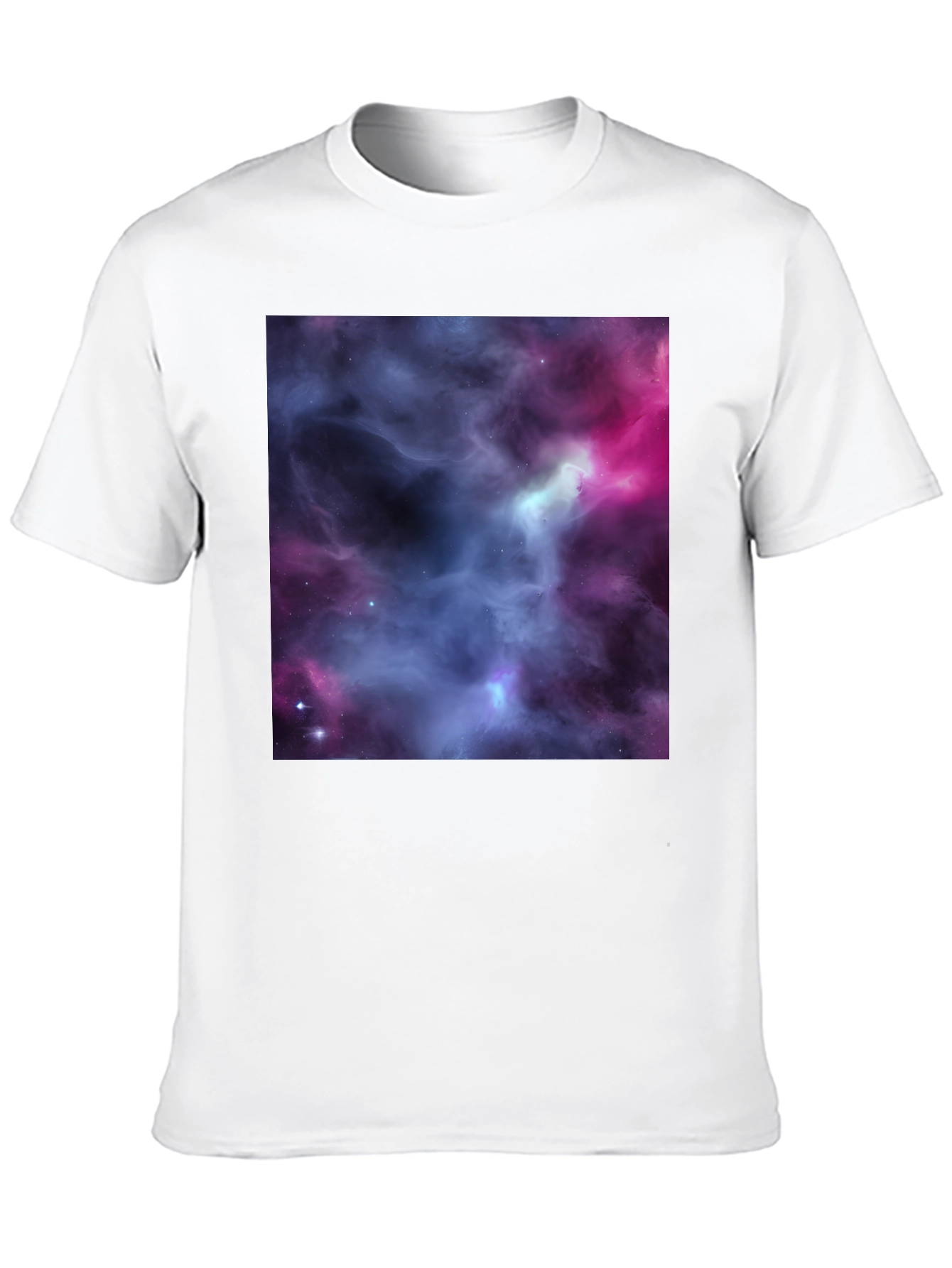 Nebula Print Black T-Shirt