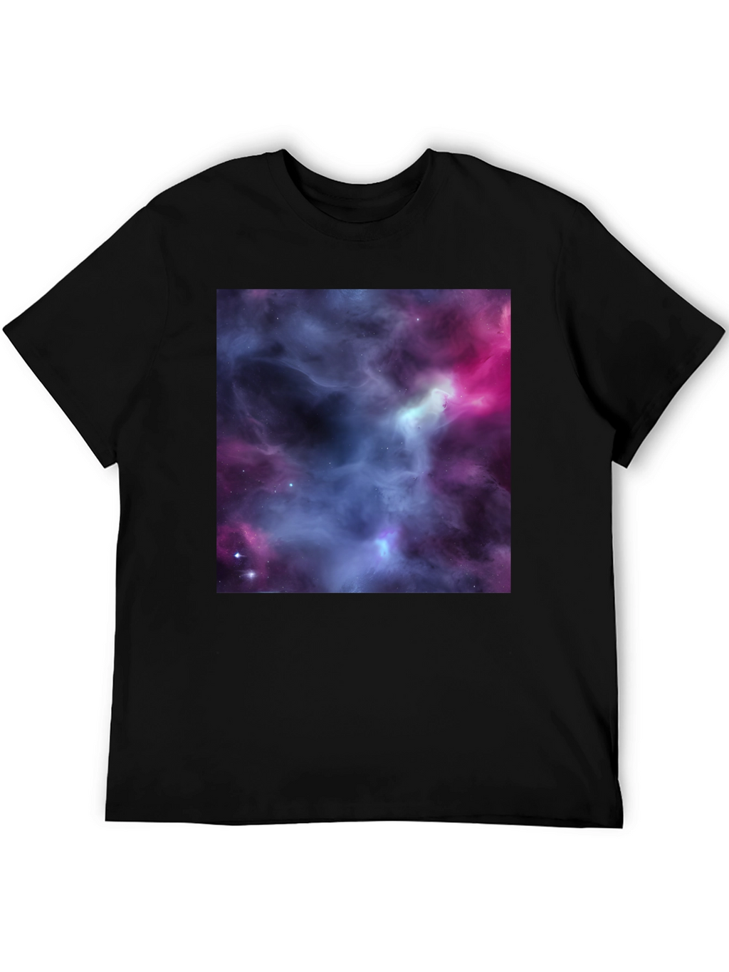 Nebula Print Black T-Shirt