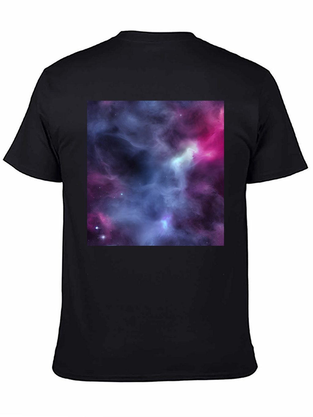 Nebula Print Black T-Shirt