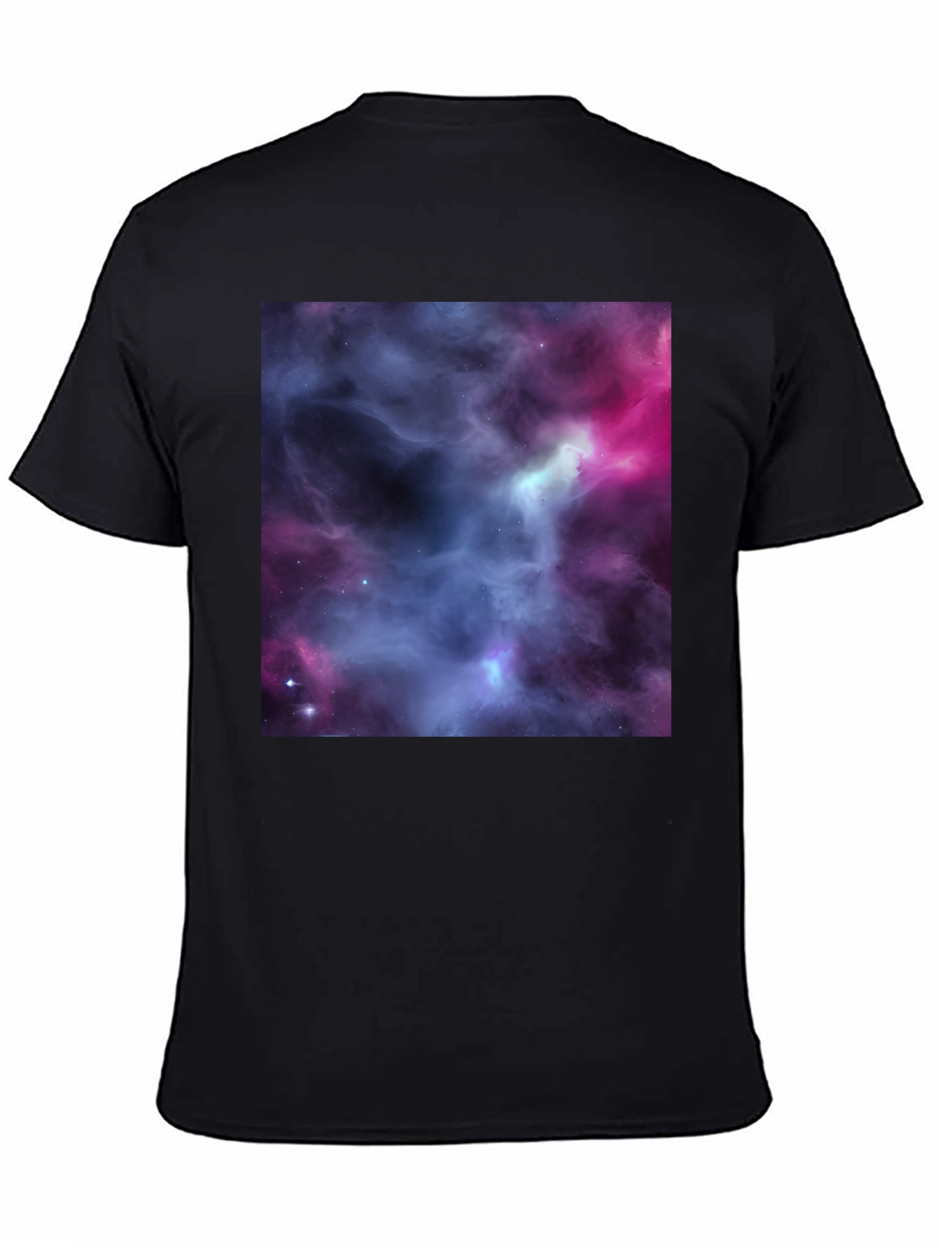 Nebula Print Black T-Shirt