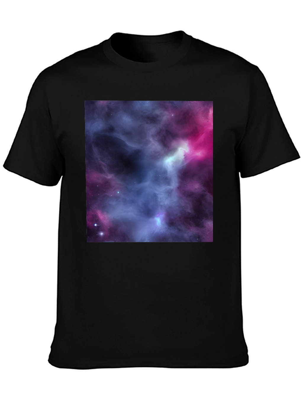 Nebula Print Black T-Shirt