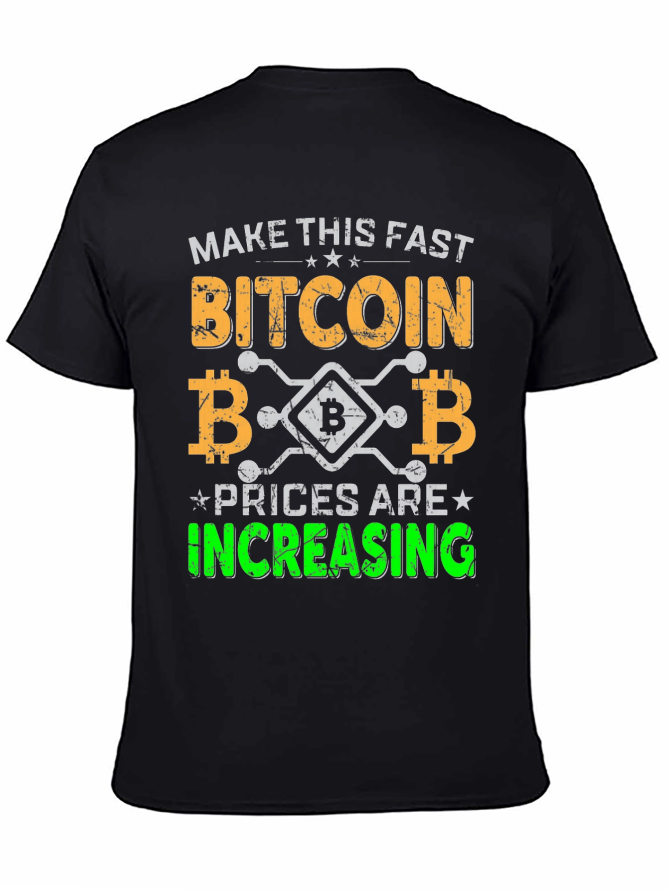 Bitcoin Increasing Prices Mens Tee
