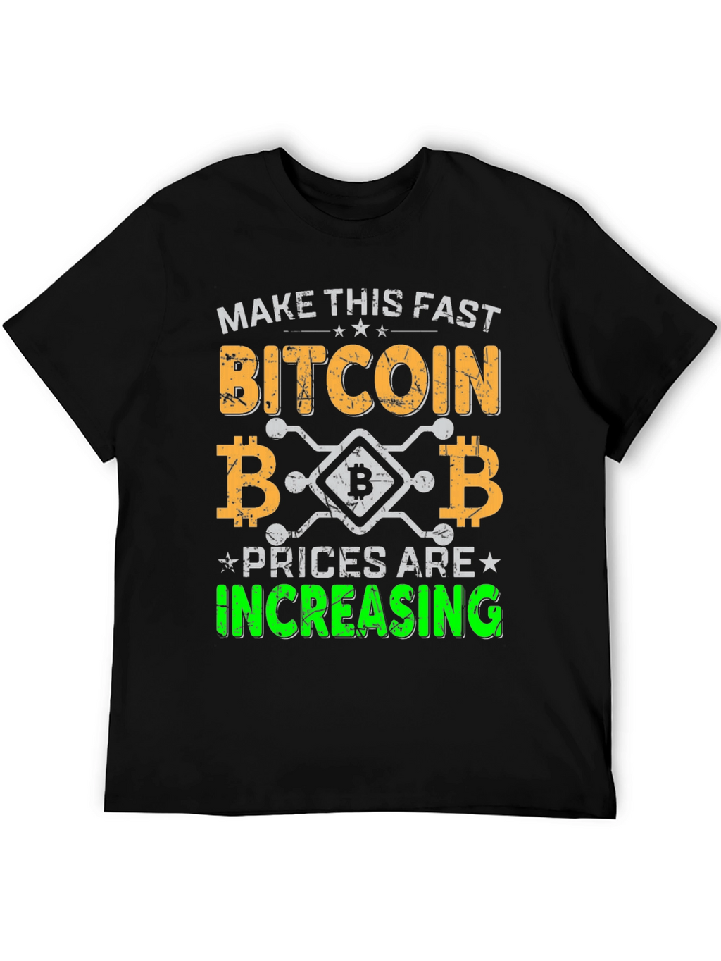 Bitcoin Increasing Prices Mens Tee