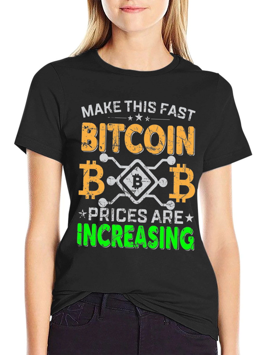 Bitcoin Increasing Prices Mens Tee