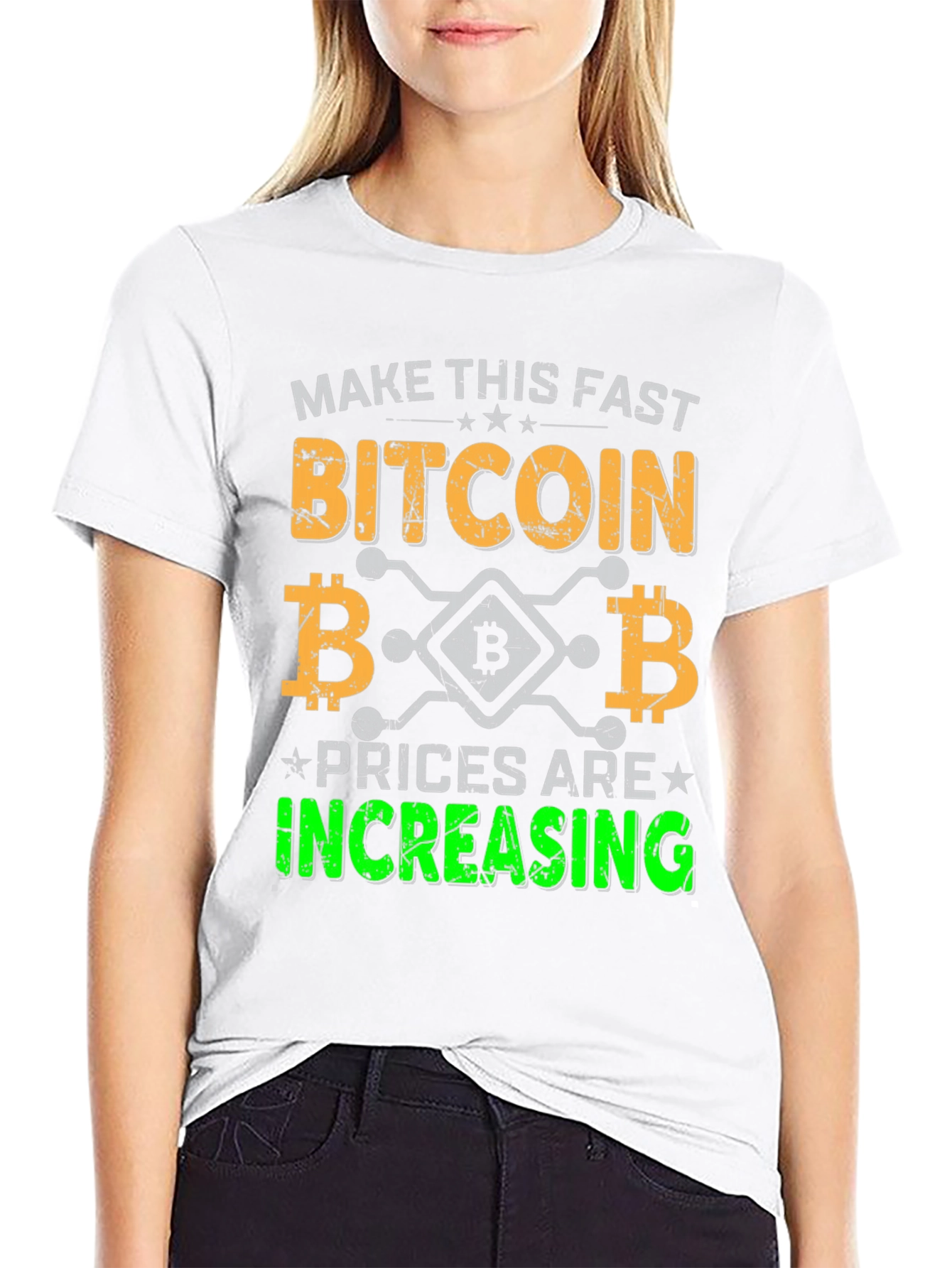 Bitcoin Increasing Prices Mens Tee