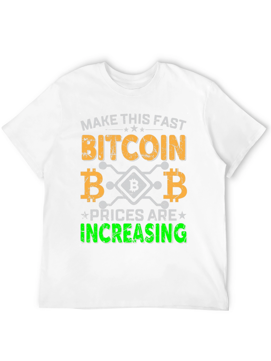 Bitcoin Increasing Prices Mens Tee