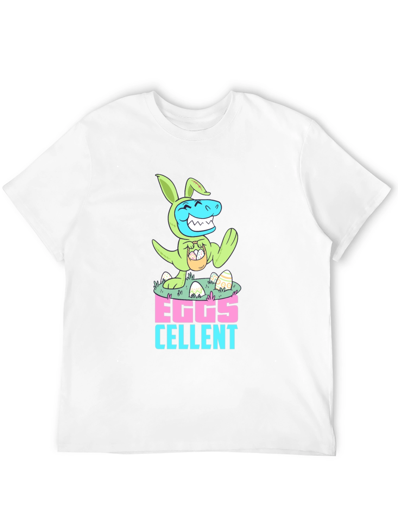 Eggs-cellent Easter Dino Bunny T-Shirt