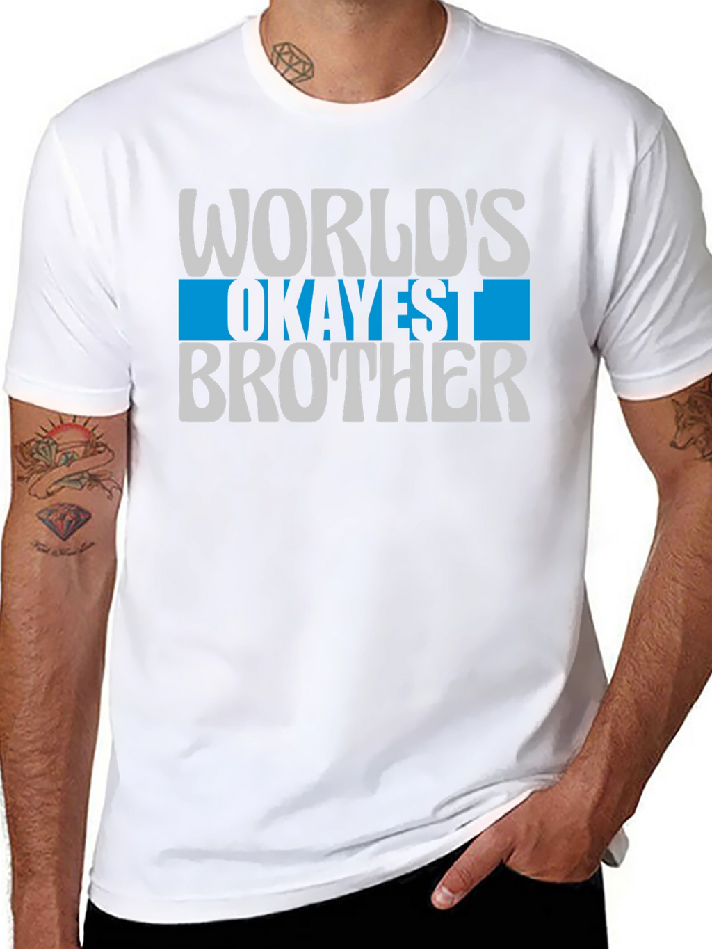 Worlds Okayest Brother T-Shirt
