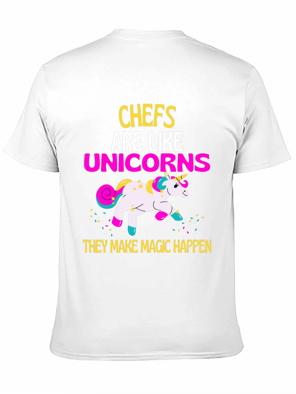 Chef Unicorn Graphic T-Shirt