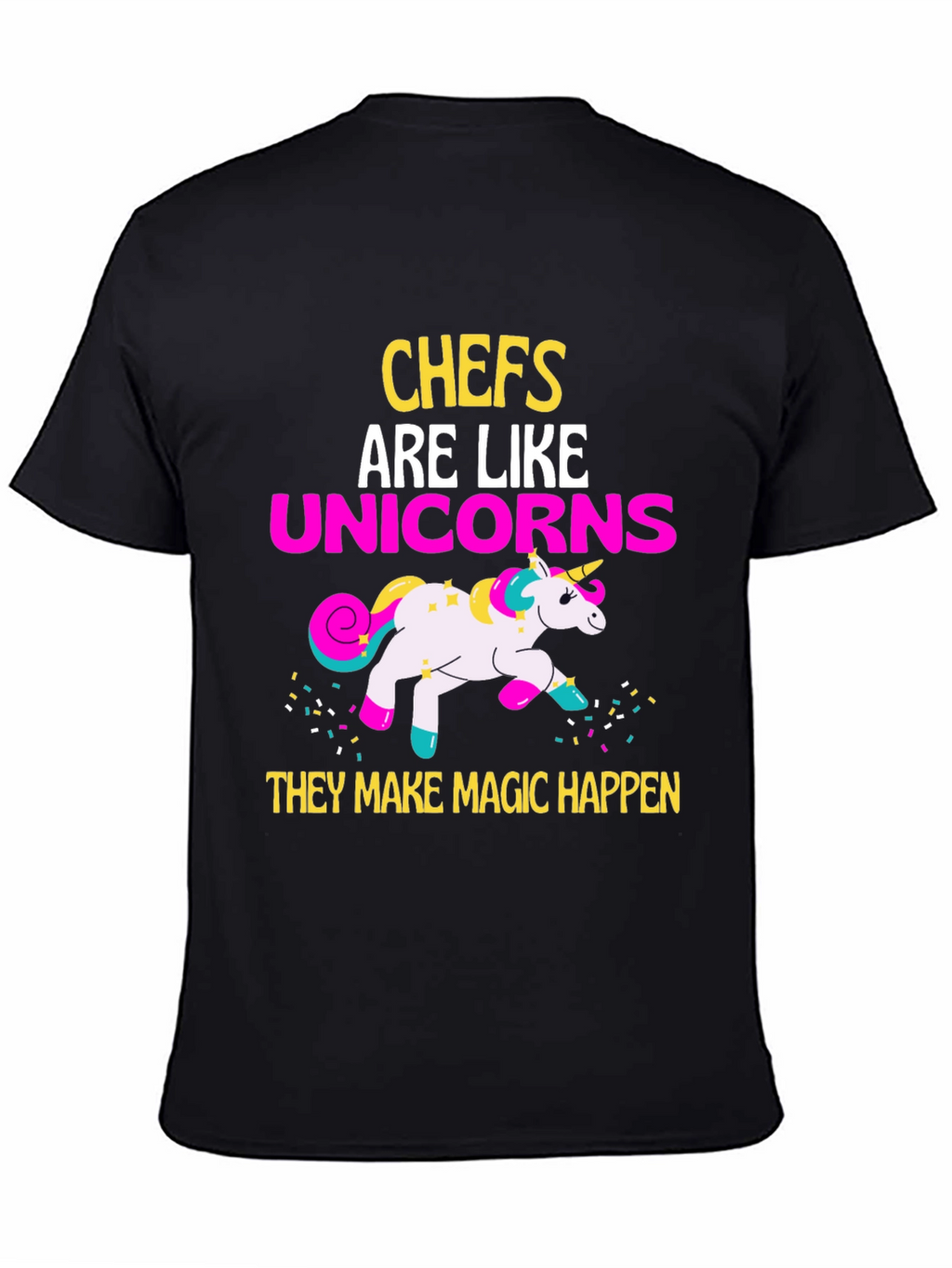 Chef Unicorn Graphic T-Shirt