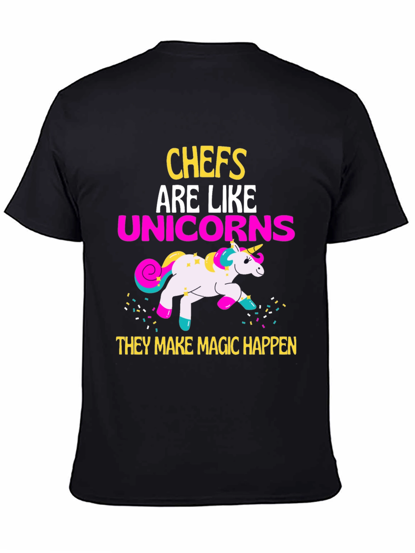 Chef Unicorn Graphic T-Shirt