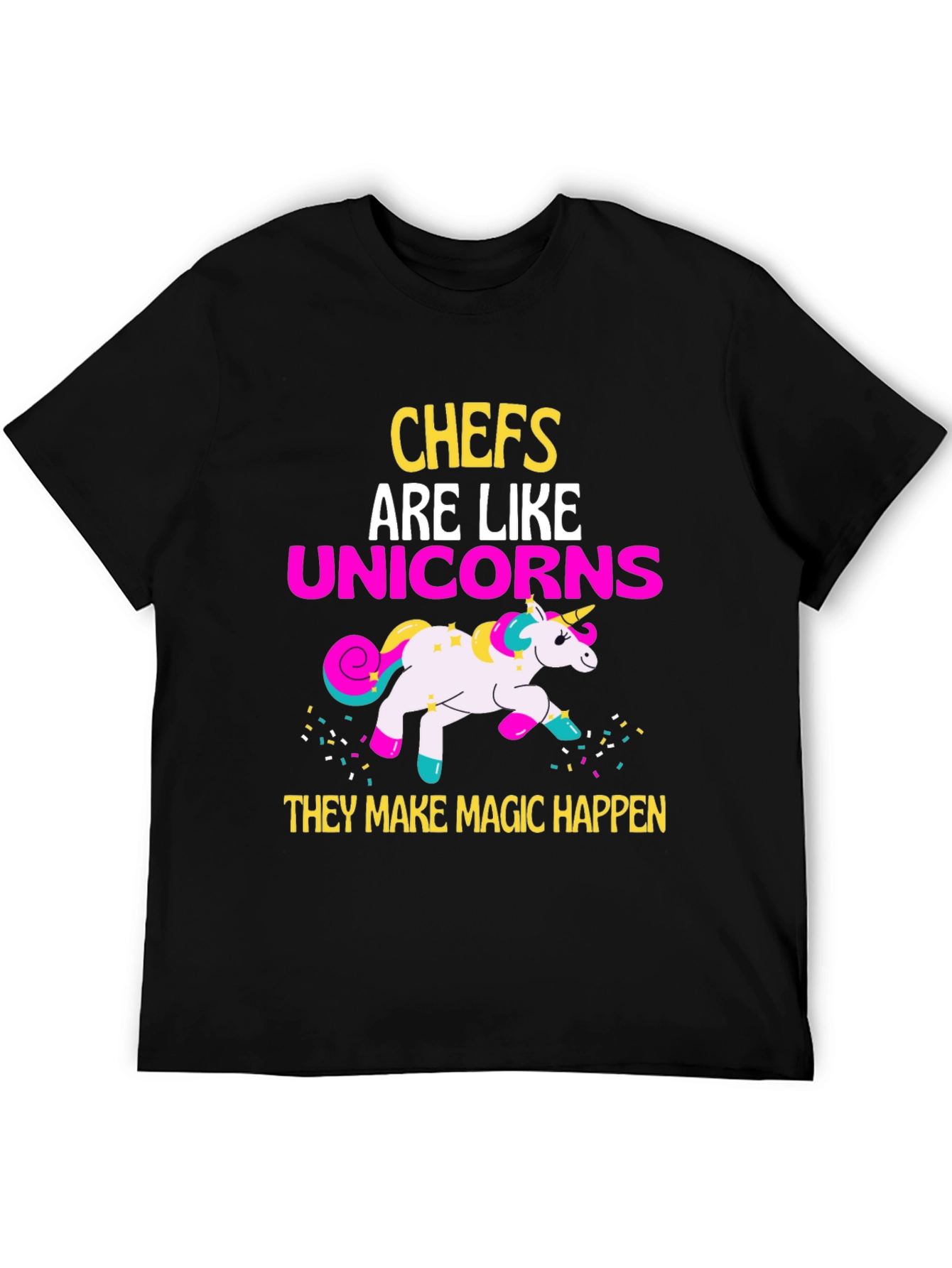 Chef Unicorn Graphic T-Shirt