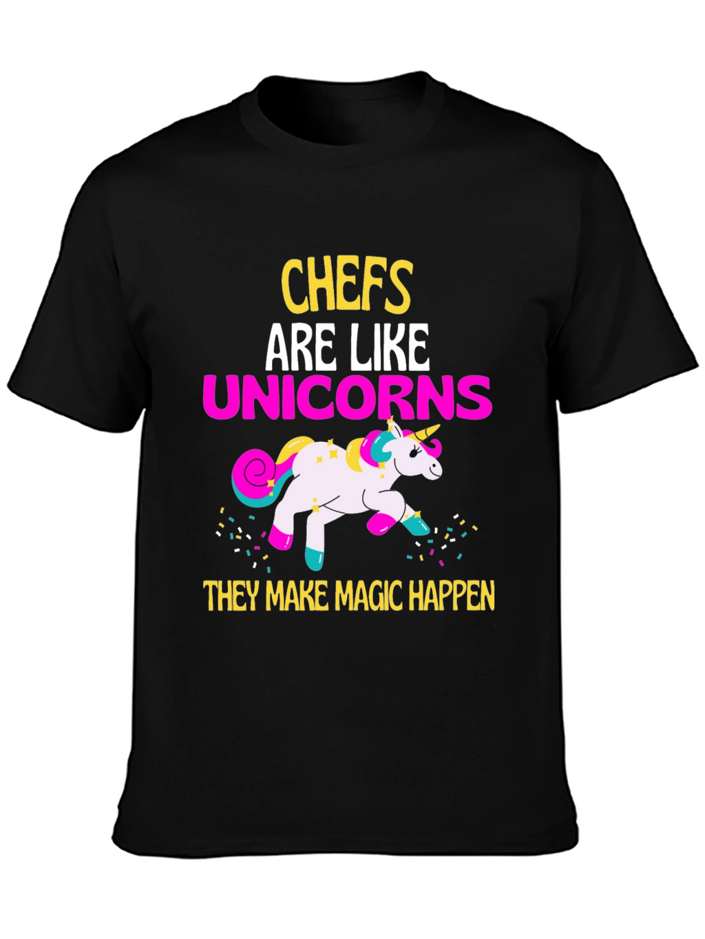 Chef Unicorn Graphic T-Shirt