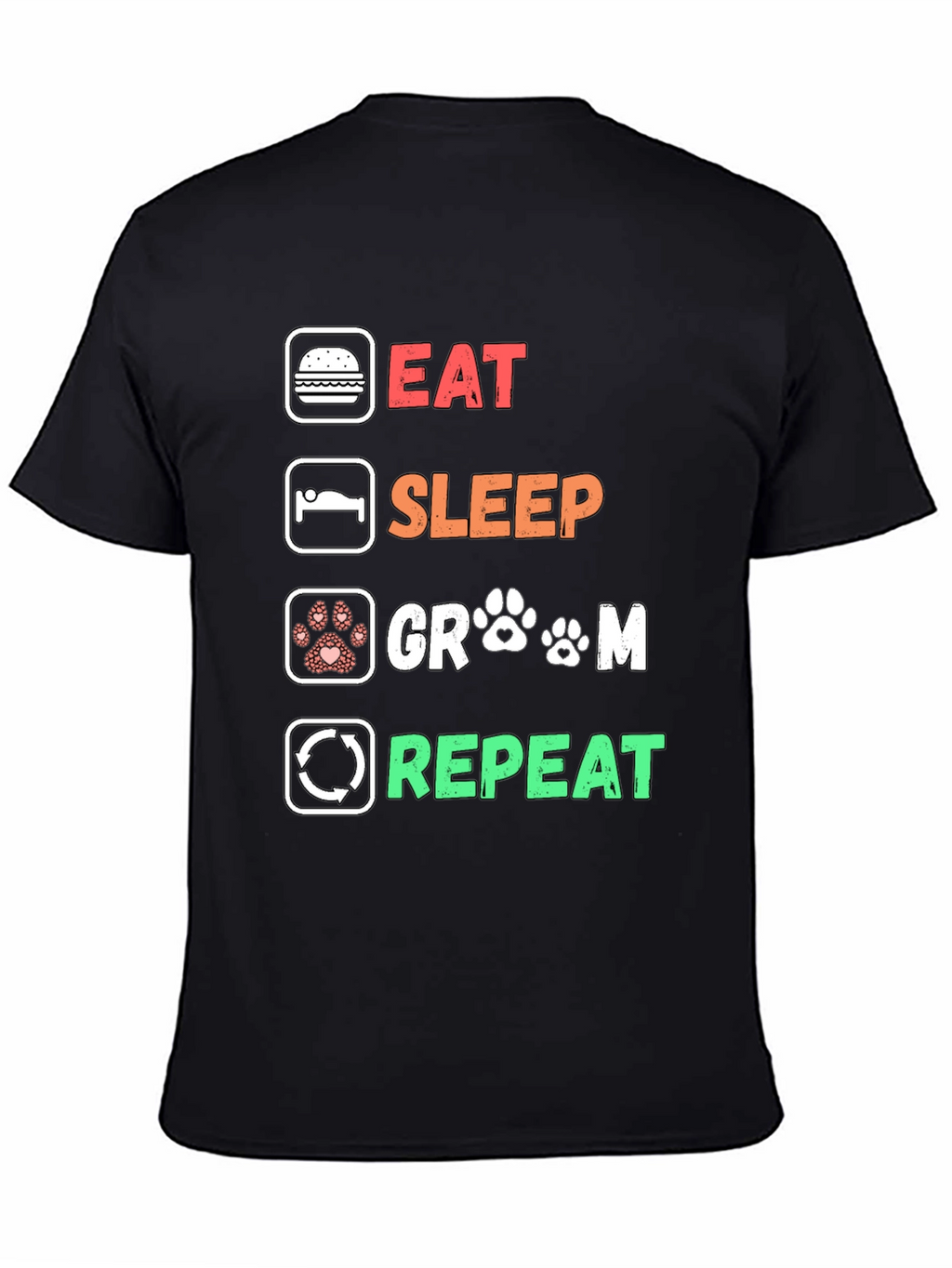 Eat Sleep Groom Repeat T-Shirt