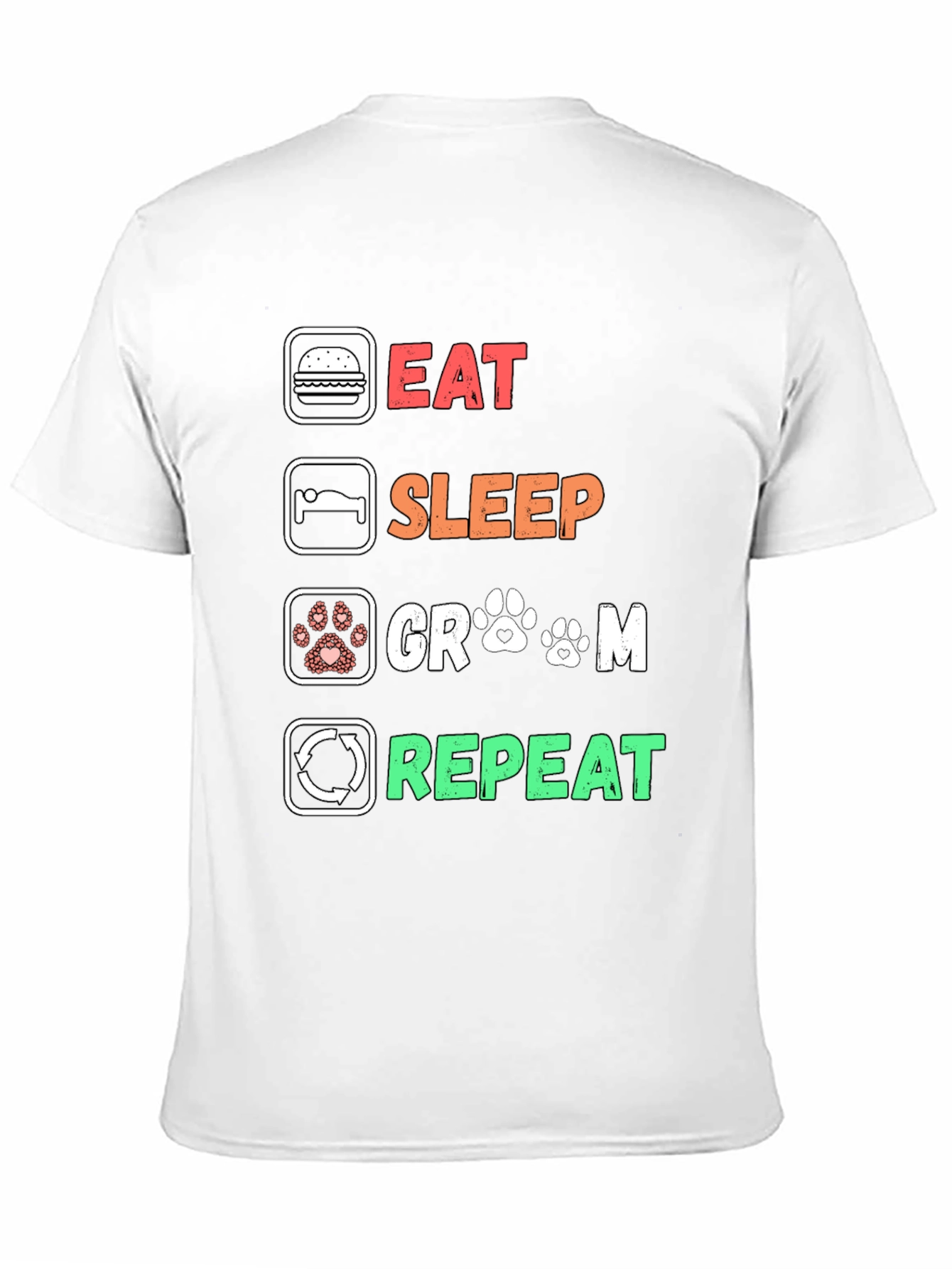 Eat Sleep Groom Repeat T-Shirt