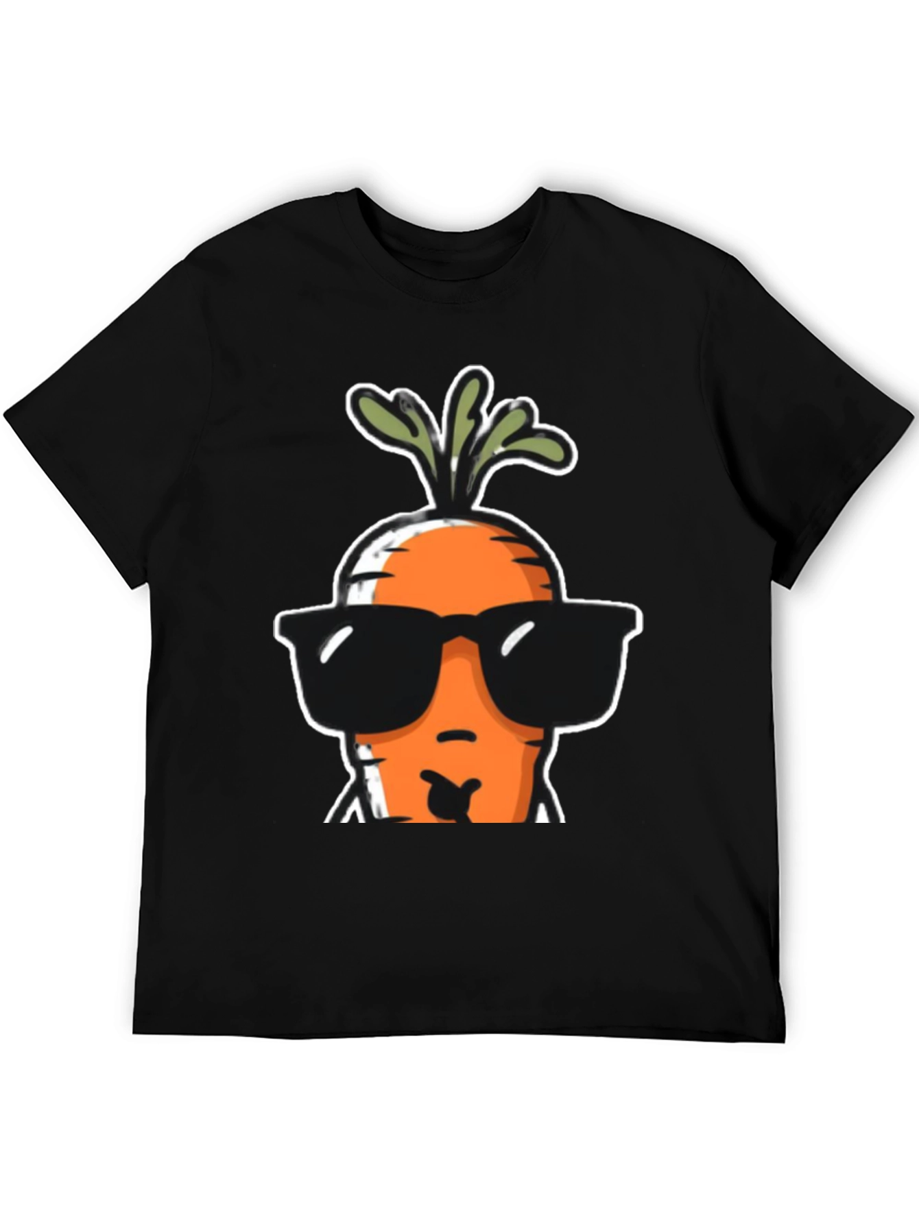 Cool Carrot Graphic Tee - Black