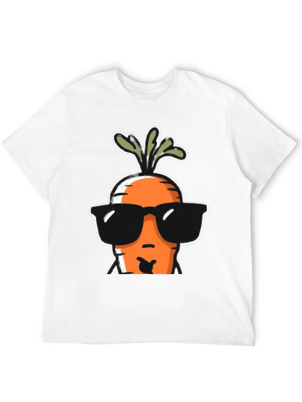 Cool Carrot Graphic Tee - Black