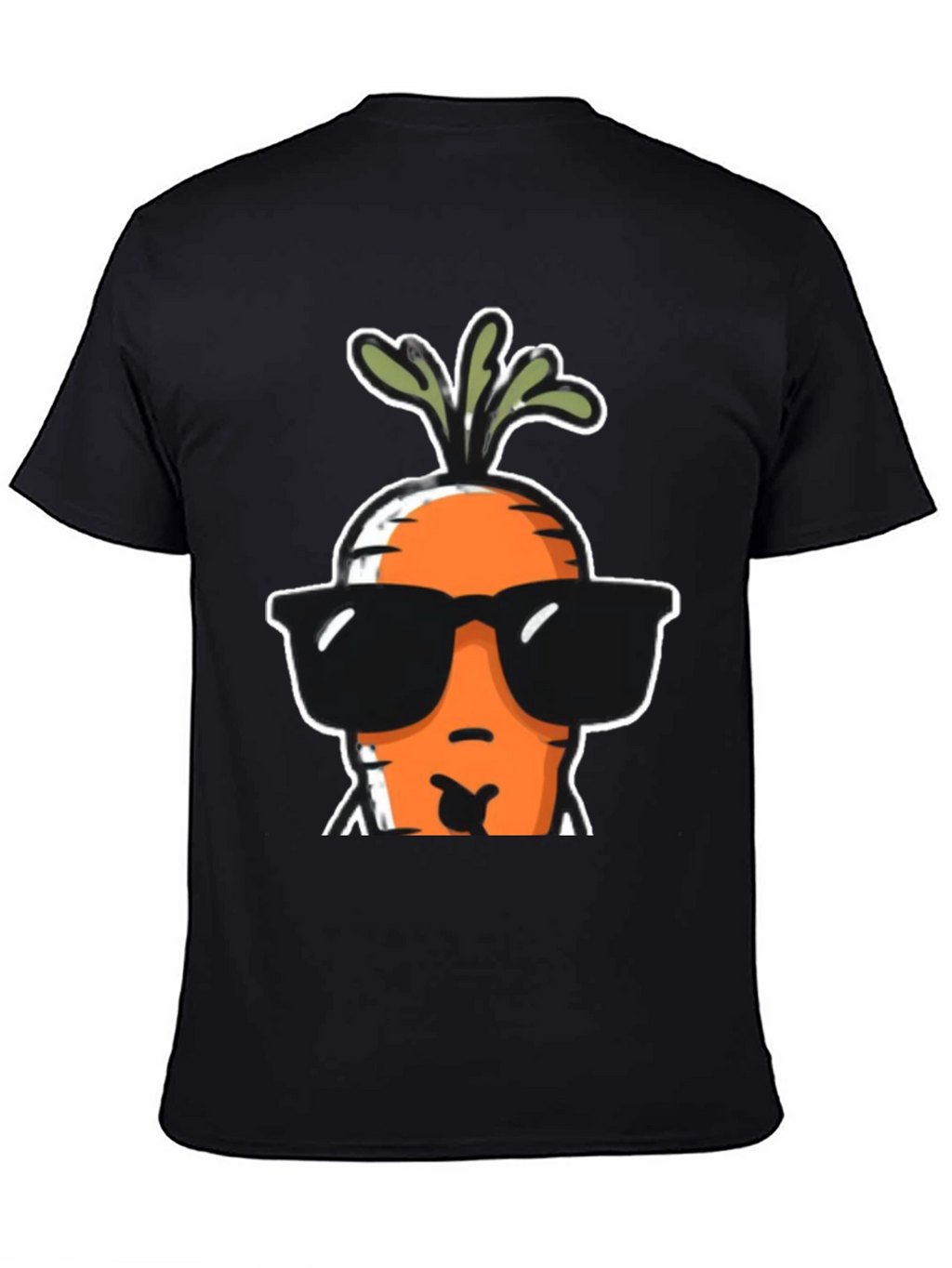 Cool Carrot Graphic Tee - Black