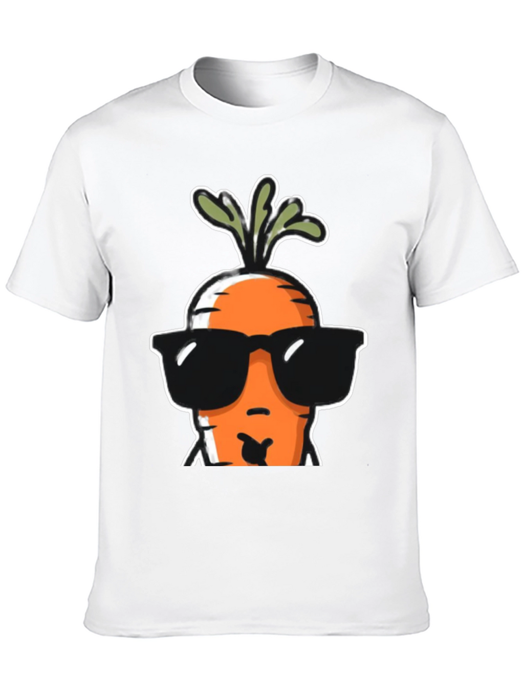 Cool Carrot Graphic Tee - Black