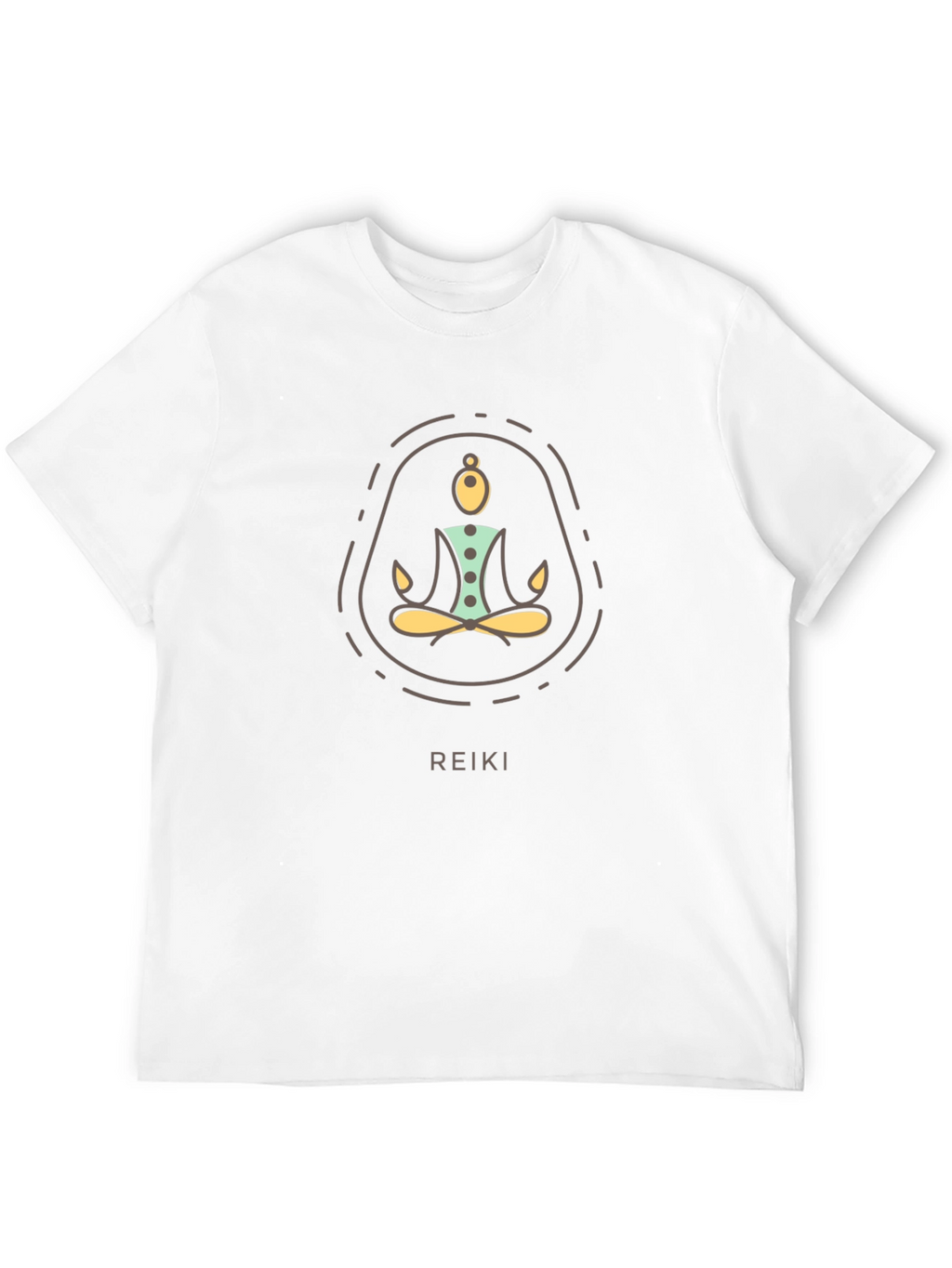 Reiki Meditation T-Shirt - Spiritual Zen Design