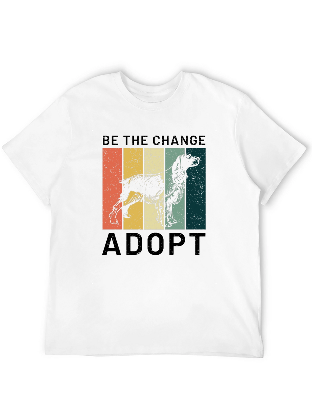 Adopt Dog Graphic T-Shirt