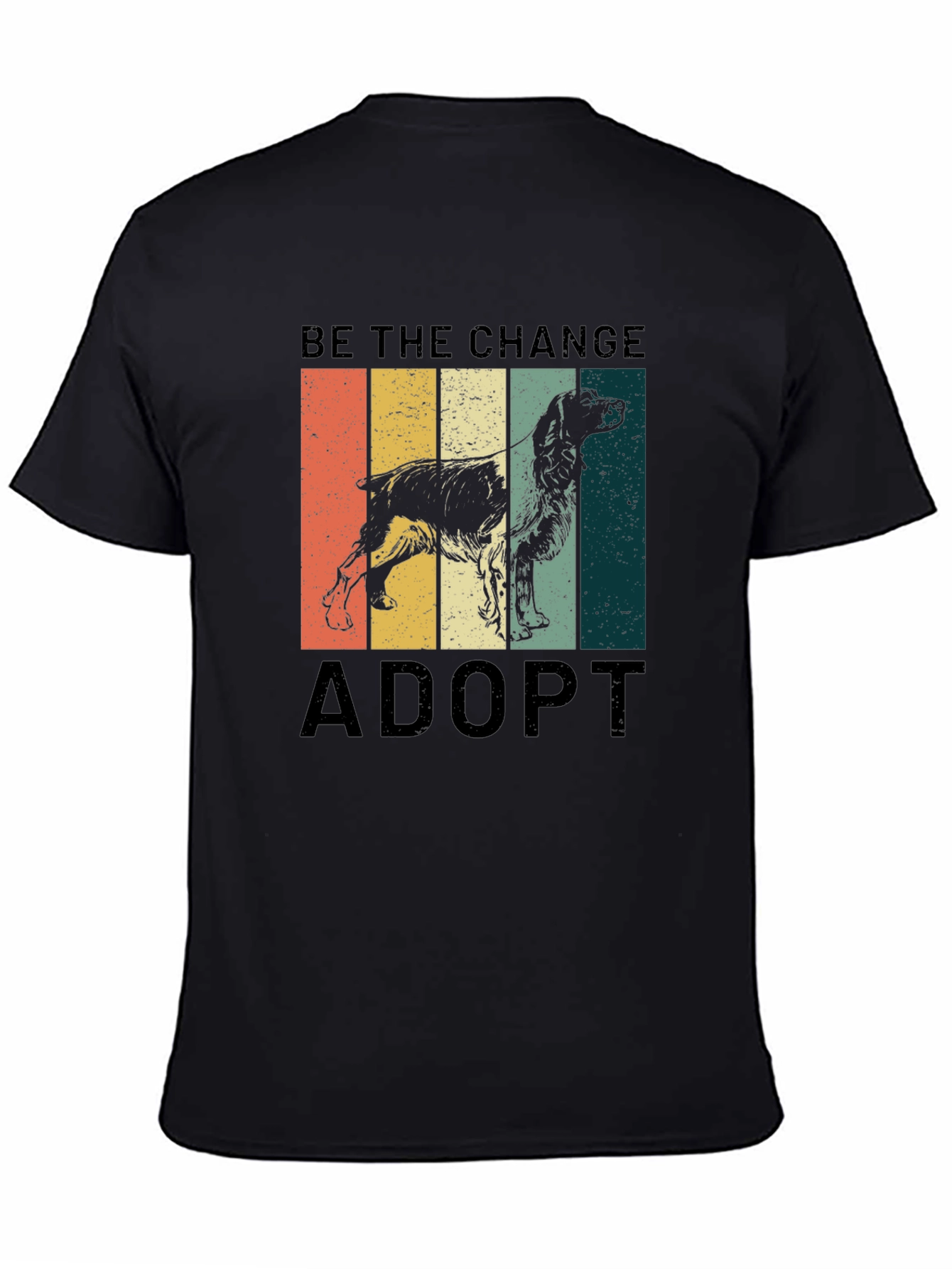 Adopt Dog Graphic T-Shirt