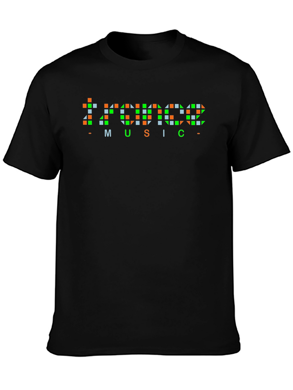Trance Music T-Shirt - Pixelated Design