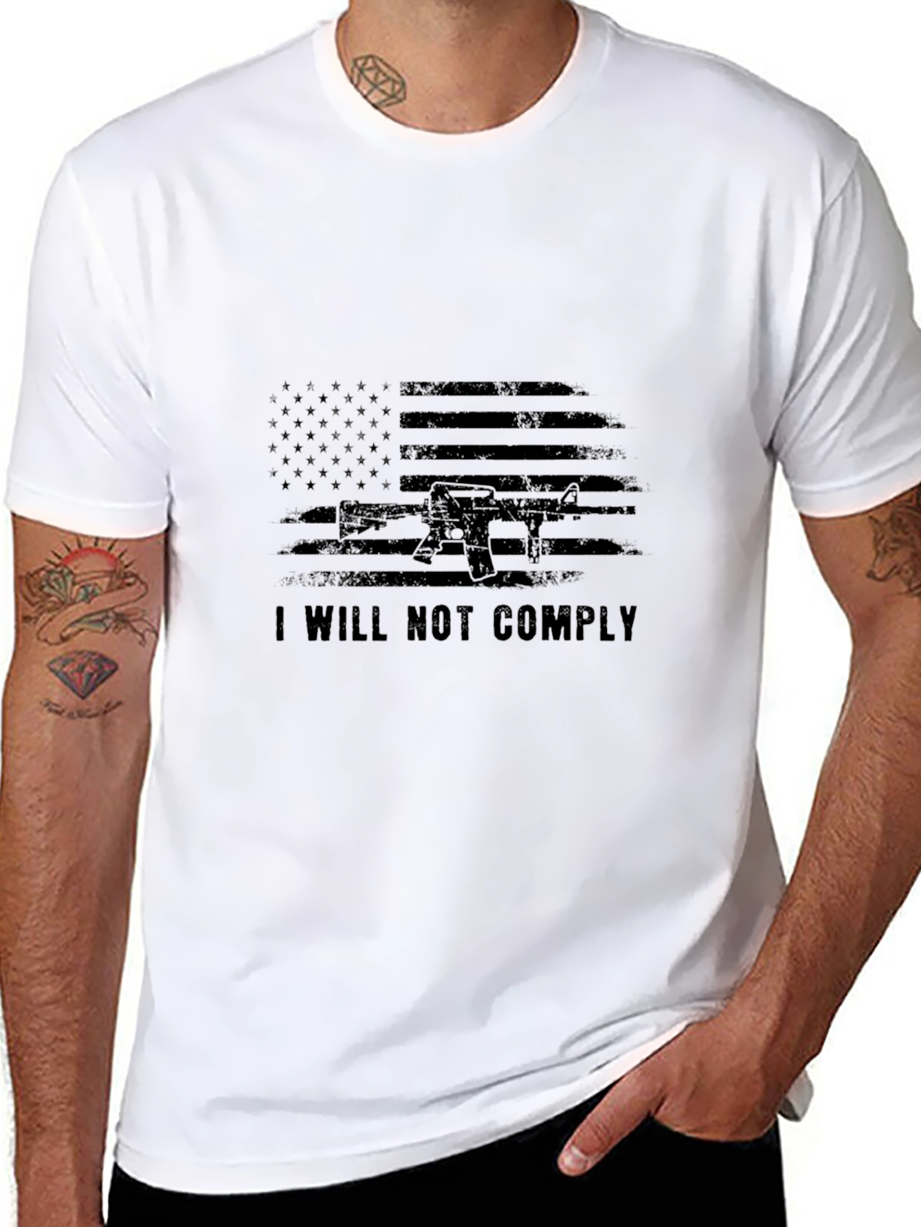 I Will Not Comply Patriotic T-Shirt