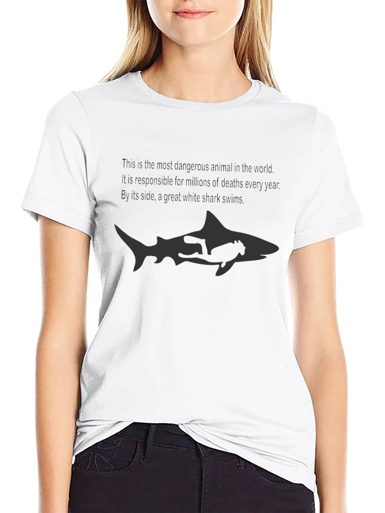 Great White Shark Danger T-Shirt
