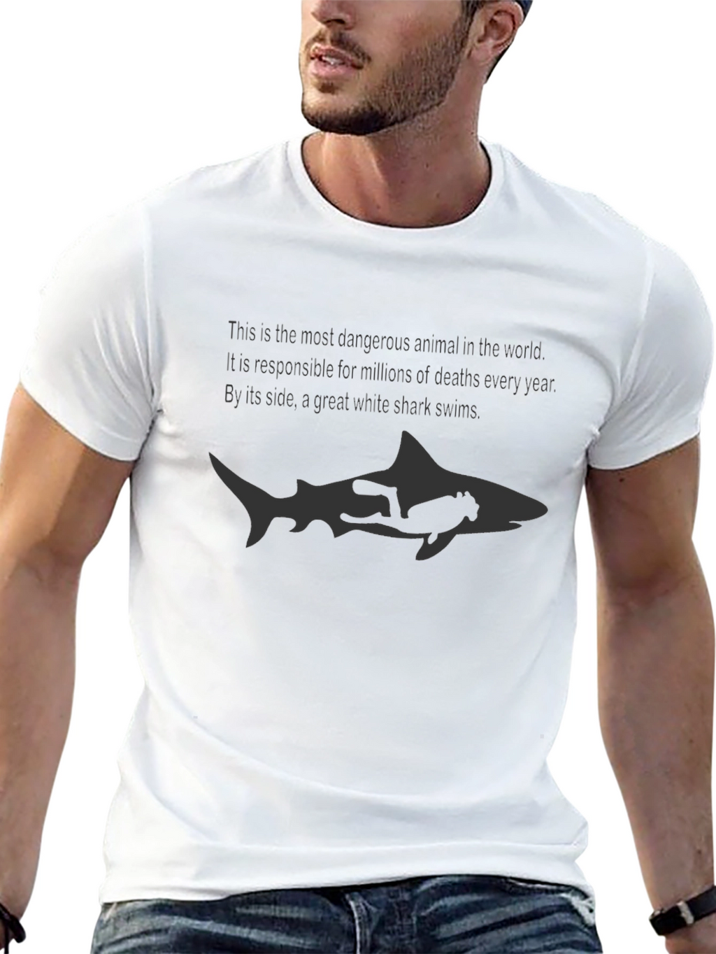 Great White Shark Danger T-Shirt