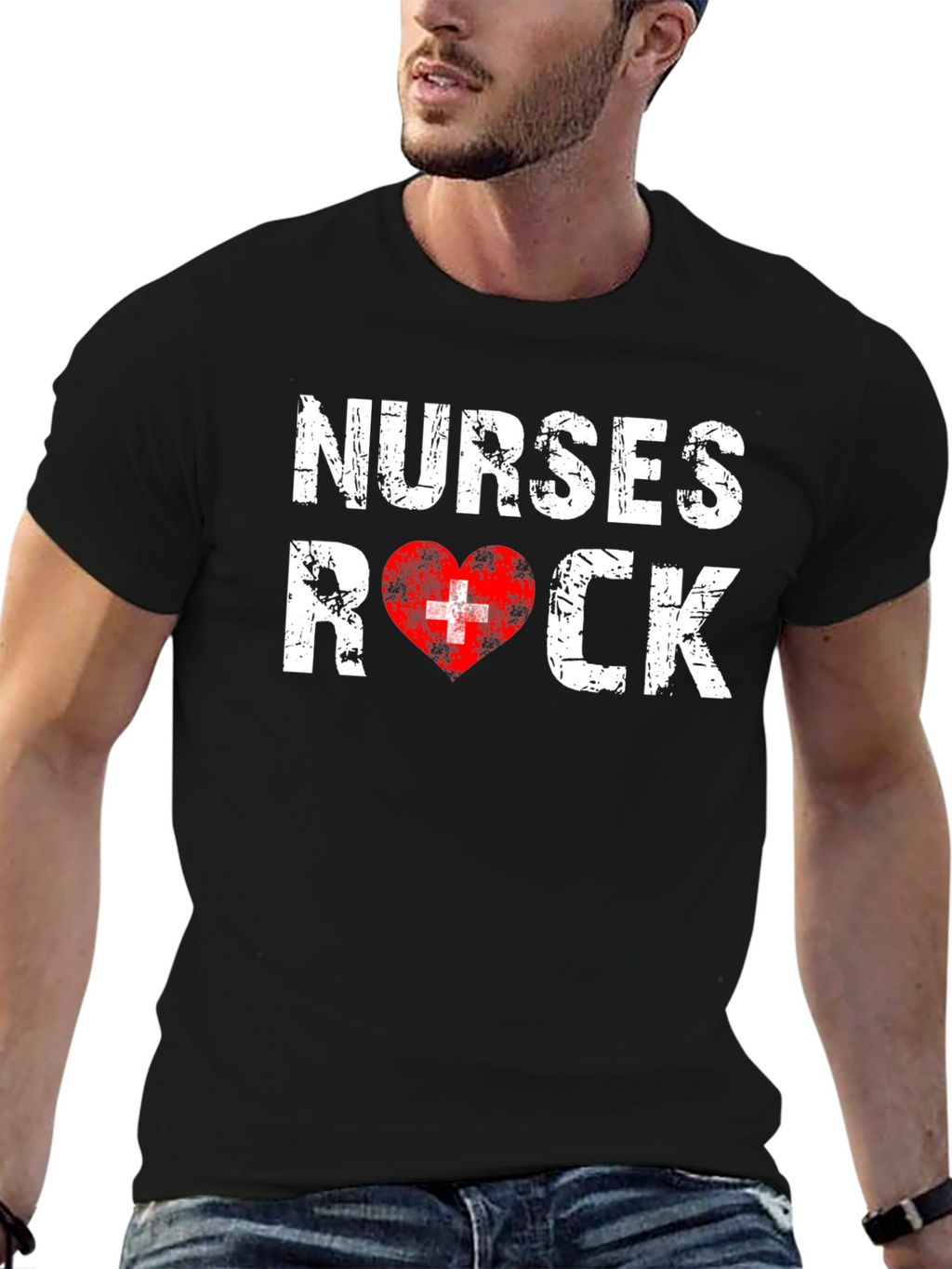 Nurses Rock Graphic T-Shirt - Stylish & Comfortable