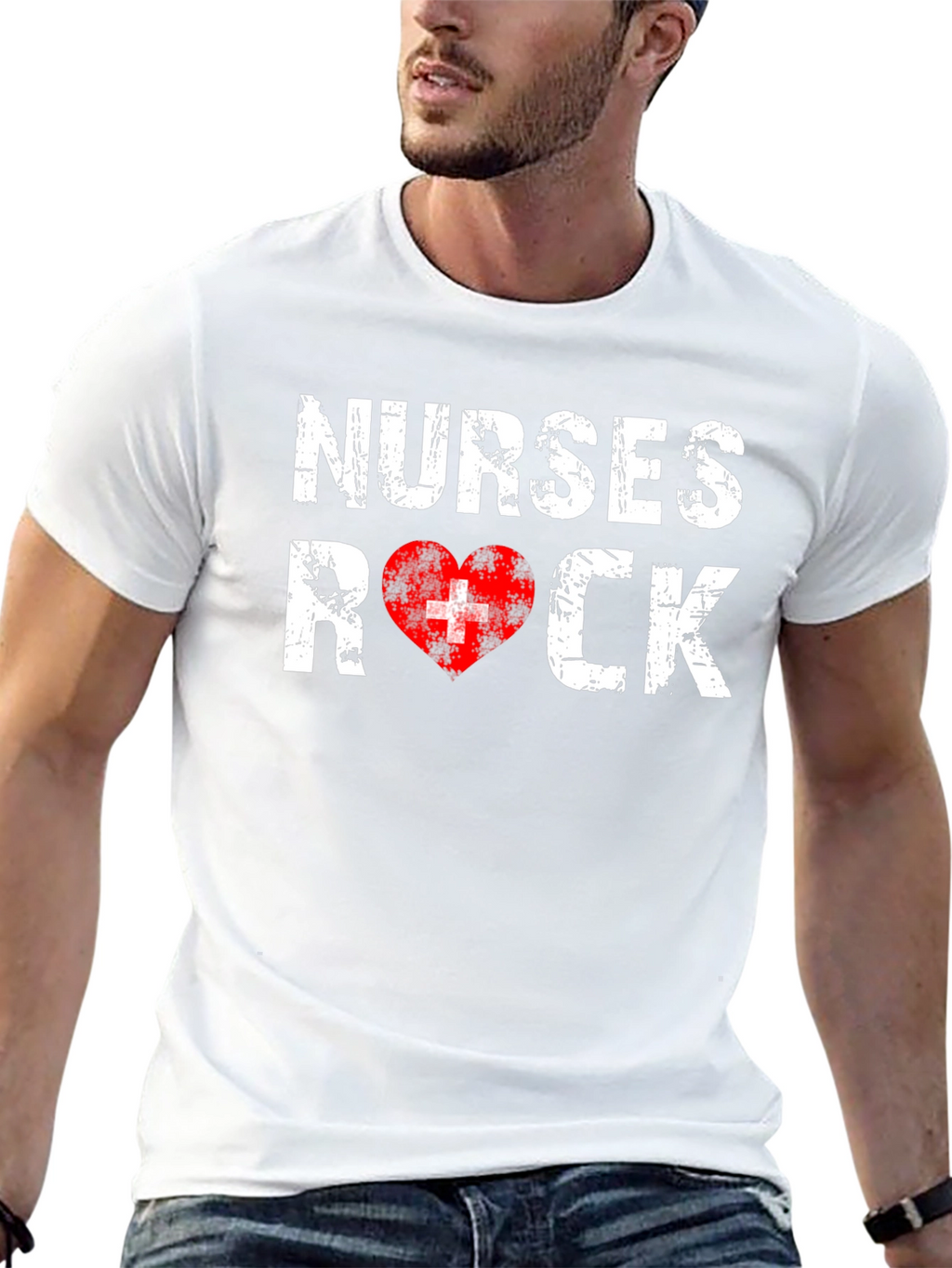 Nurses Rock Graphic T-Shirt - Stylish & Comfortable